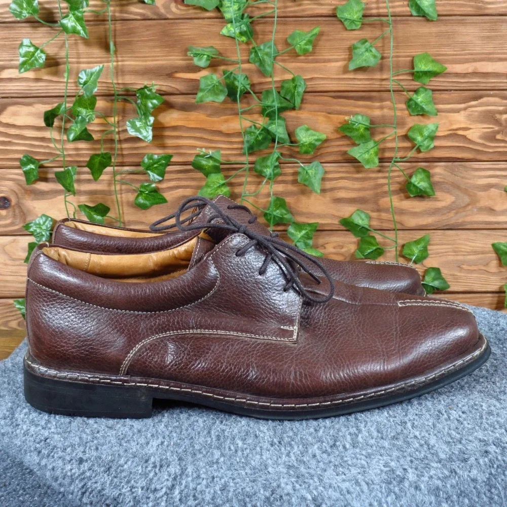 Studio Belvedere Beltrami Mens Oxford Shoes Size 11 D Casual Dress Brown Leather